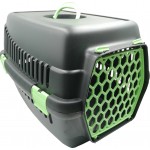 Şenyayla Plastik Köpek Evcil Hayvan Siyah Yeşil Renk Taşıma Çantası