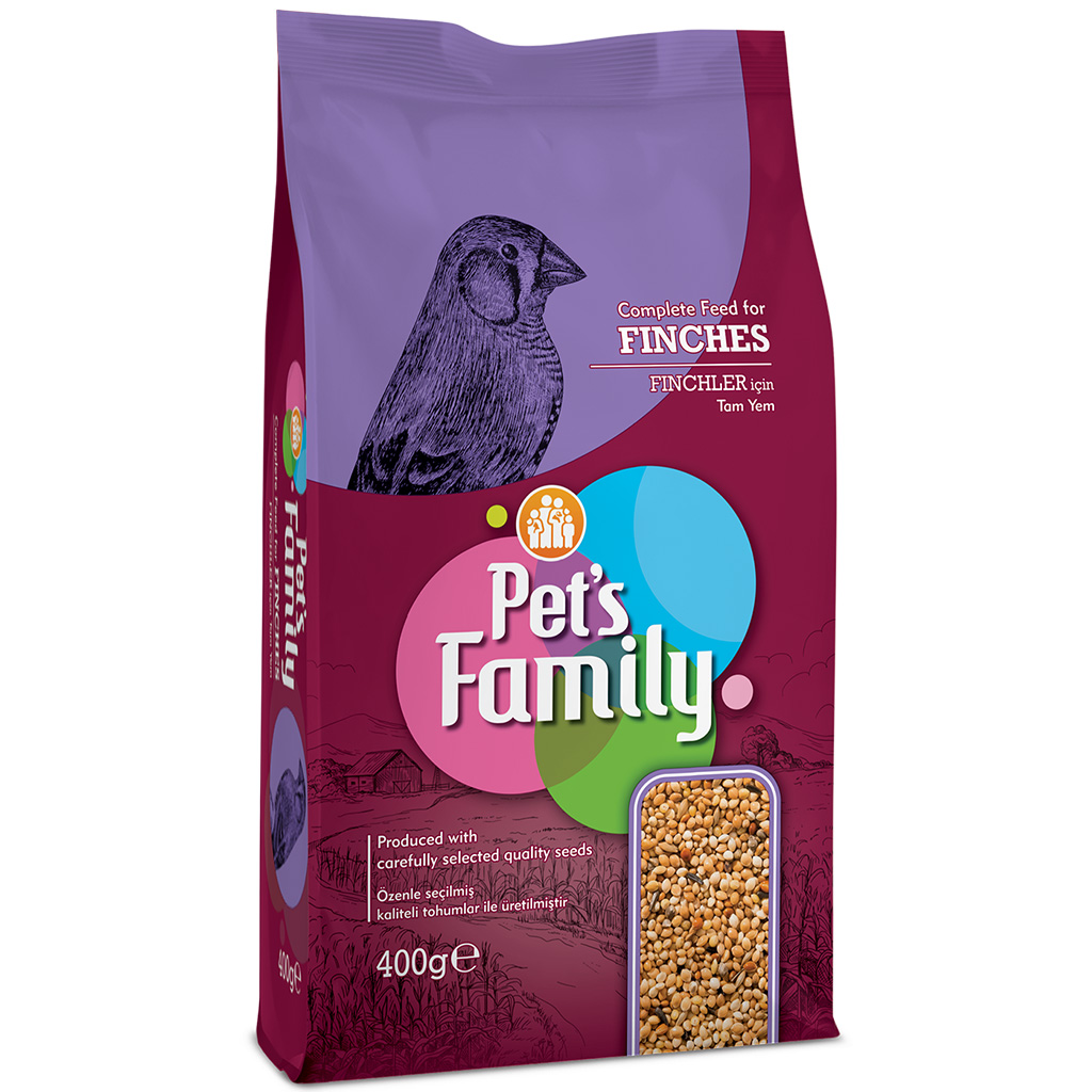 Pets Family Finch Yemi 400g - Sağlıklı ve Dengeli Finch Maması