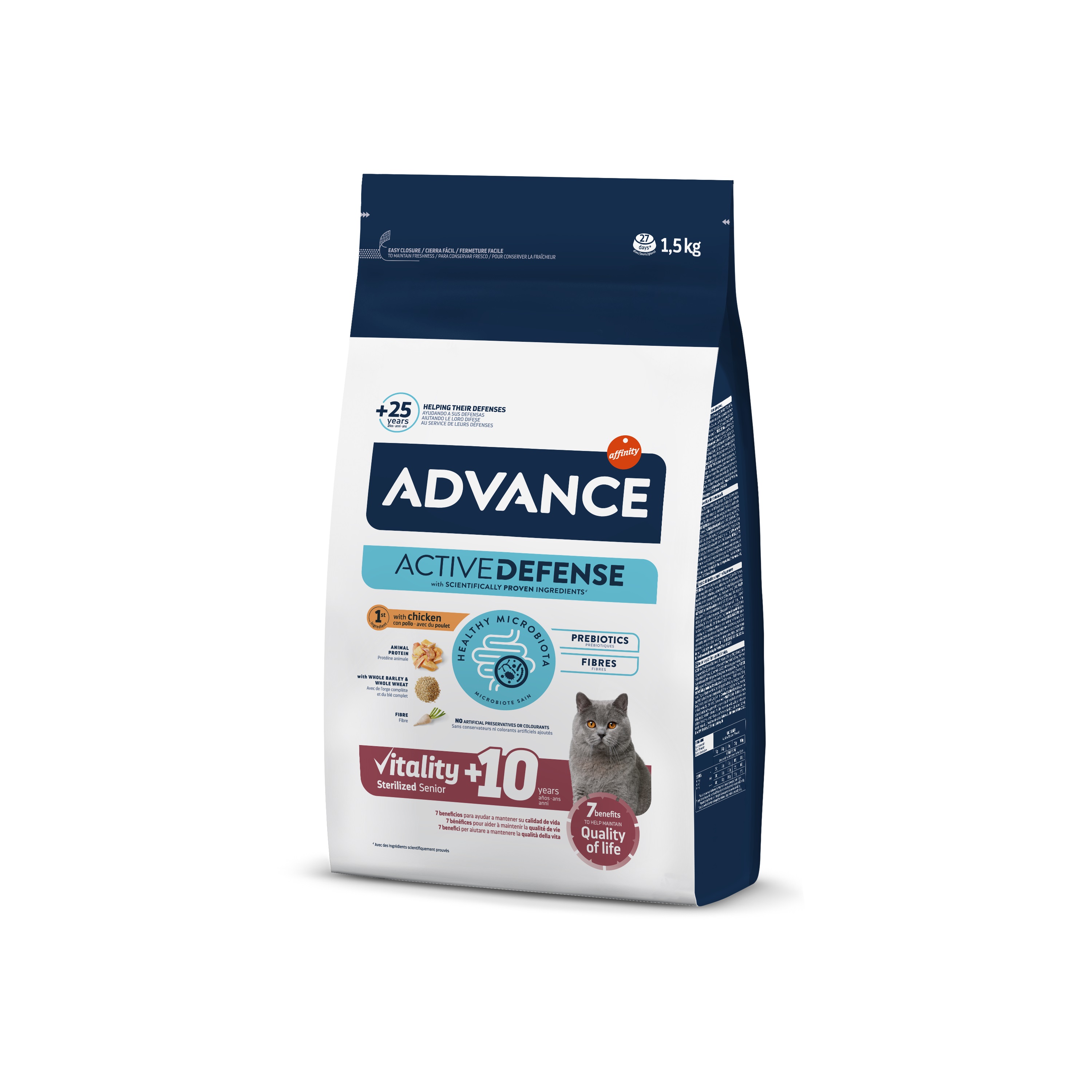 Advance Cat Sterılızed+10 Senıor 1.5 Kg