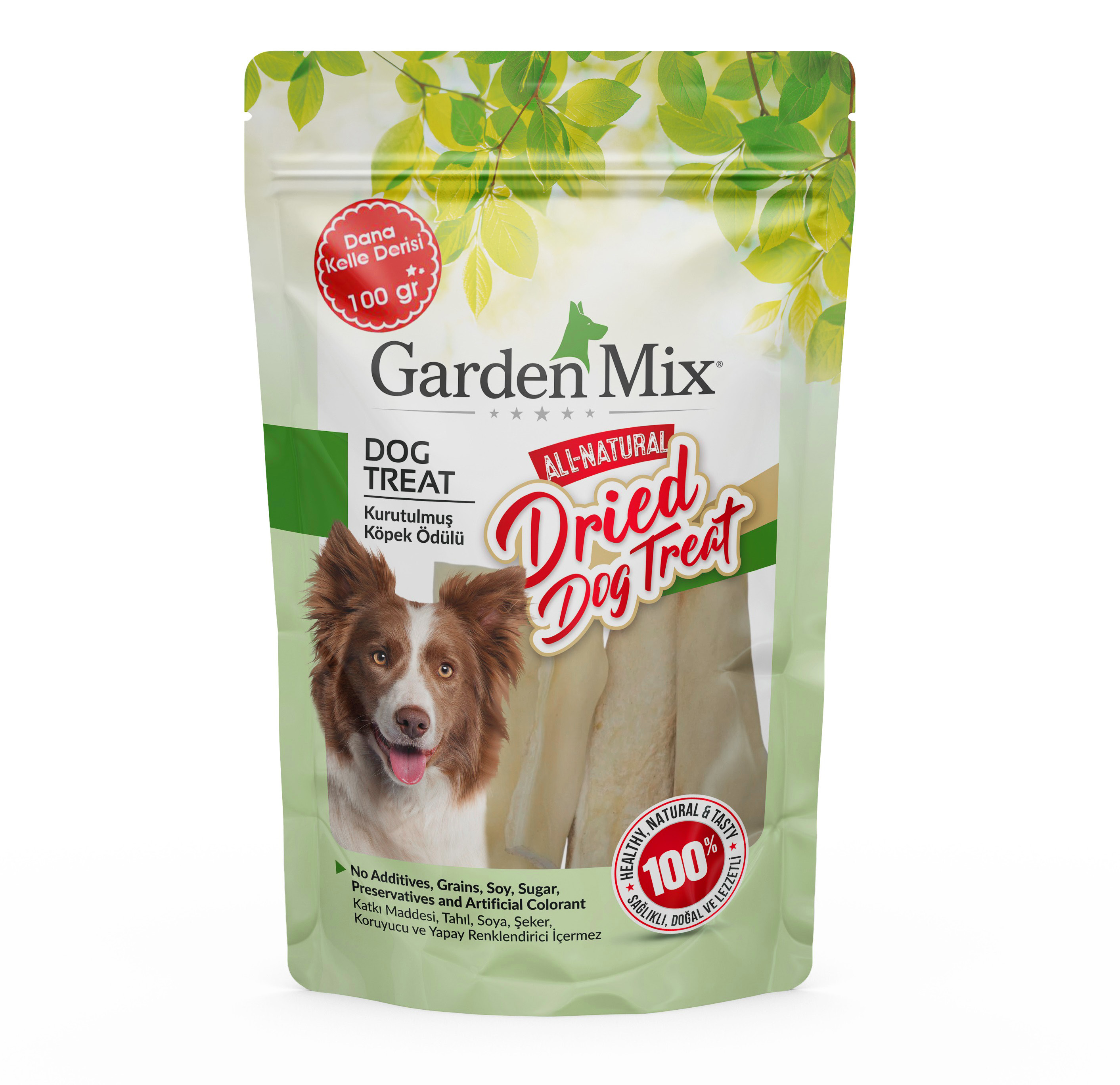 Garden Mix Kurutulmuş Dana Kelle Derisi 100 Gr