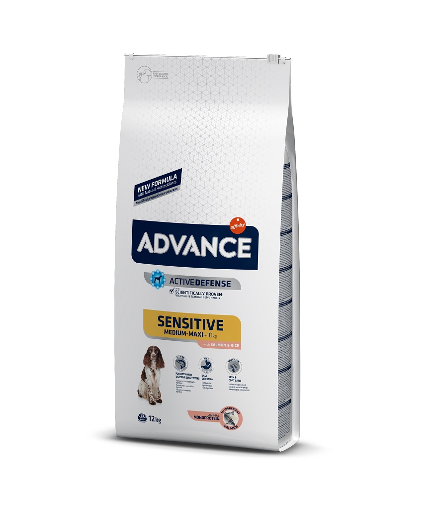 Advance Dog Sensitive Salmon & Rice 12 Kg