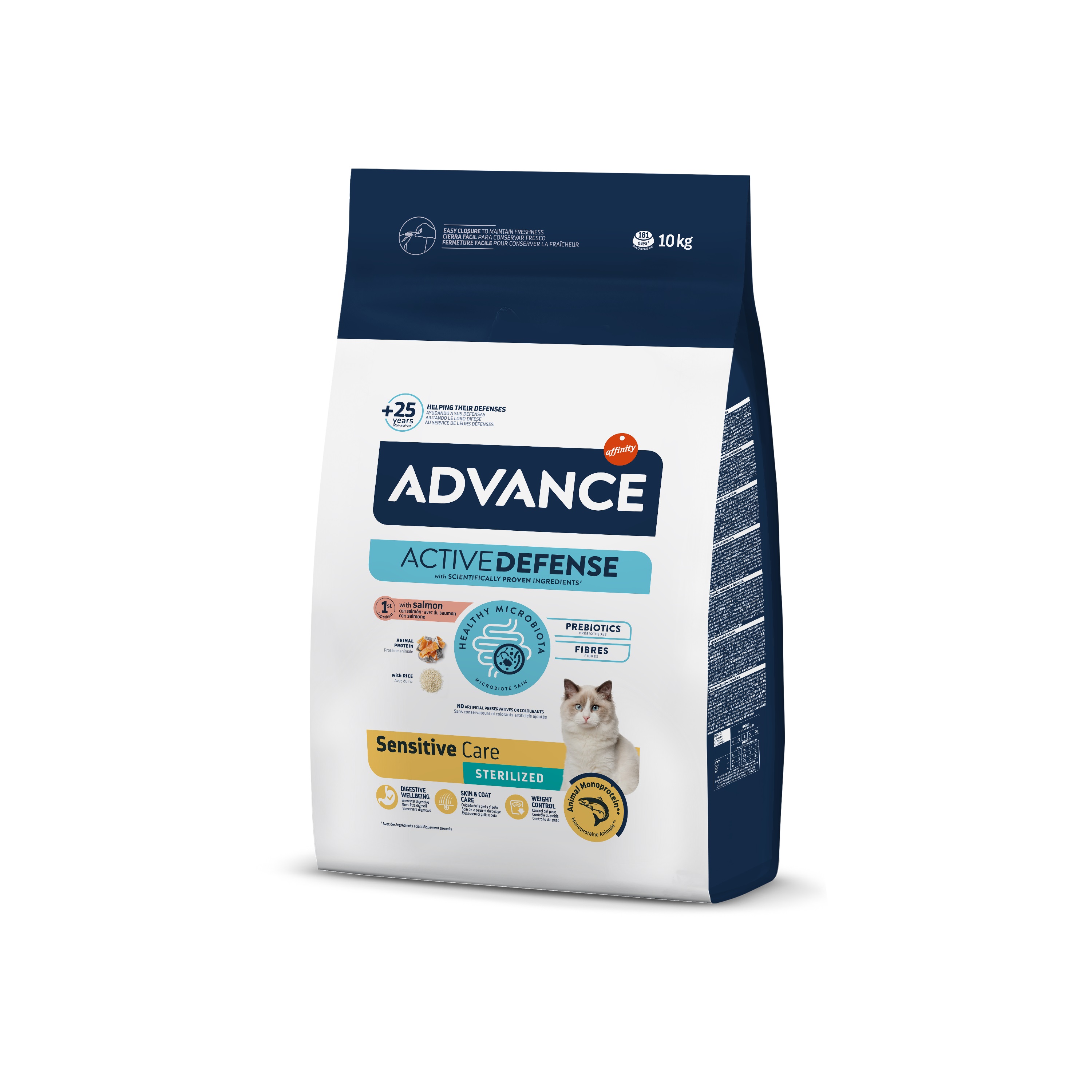 Advance Cat Sterilized Salmon Sensitive 10 Kg - Yüksek Kaliteli Sterilize Kedi Maması