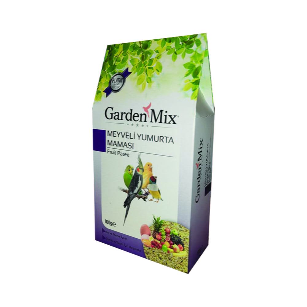 Gardenmix Meyveli Yumurta Maması 100 Gr - Tüm Kuşlar İçin