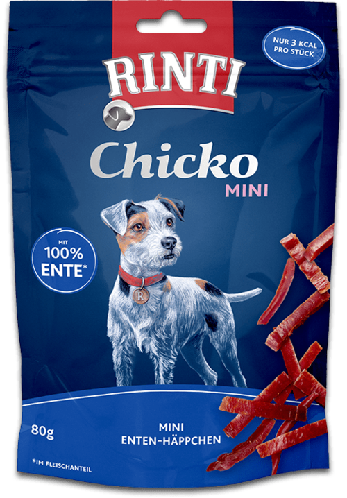 Rıntı Chıcko Mini Köpek Ödülü Ördekli 80g - Küçük Dostlar İçin