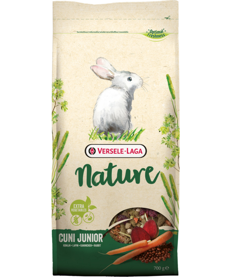 Versele Laga Nature Cuni Junior Yavru Tavşanı 700g - Tahılsız ve Lifli Yem