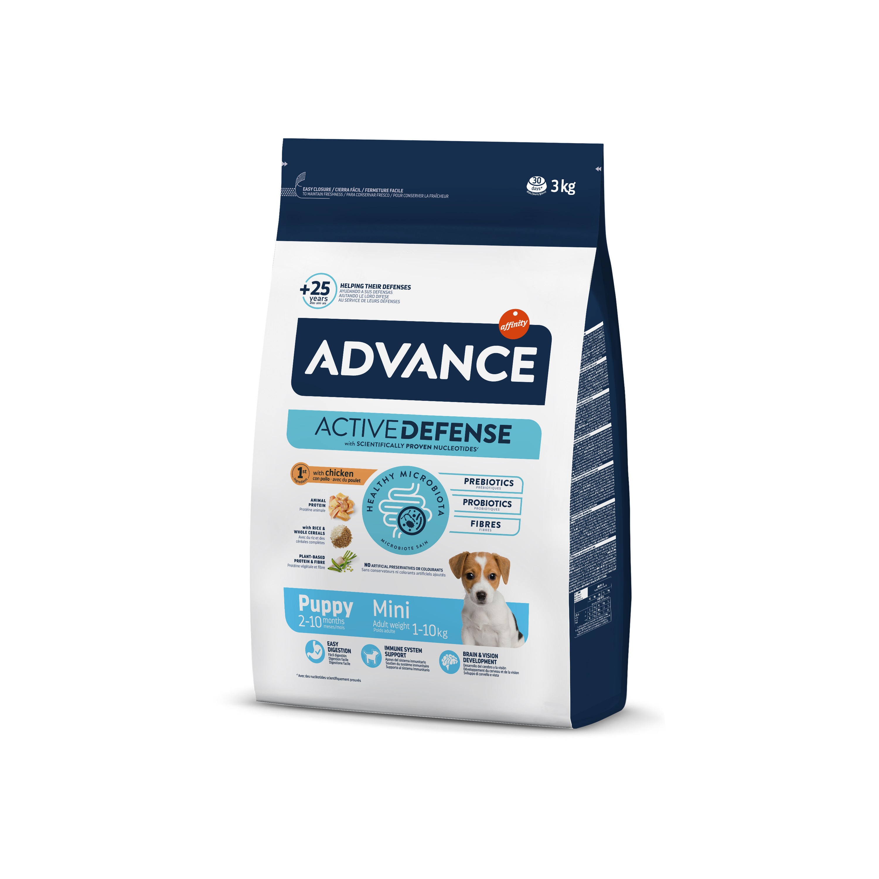 Advance Dog Puppy Protect Mini 3 Kg - Küçük Köpekler İçin Koruyucu Besin Takviyesi