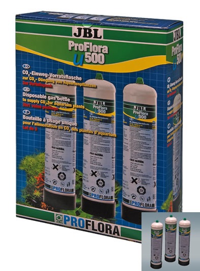 Jbl Proflora 3x U 500 CO2 Tüp - 3 Adet Tek Kullanımlık Tüp