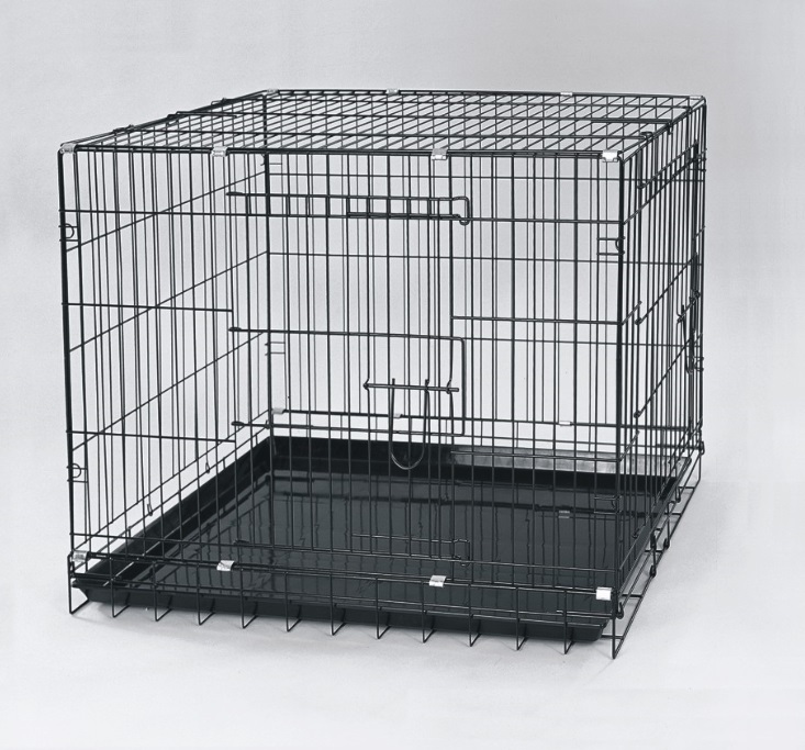 Dayang Köpek Kafesi Siyah 93x56.5x63.5 cm - Geniş ve Dayanıklı Köpek Kafesi