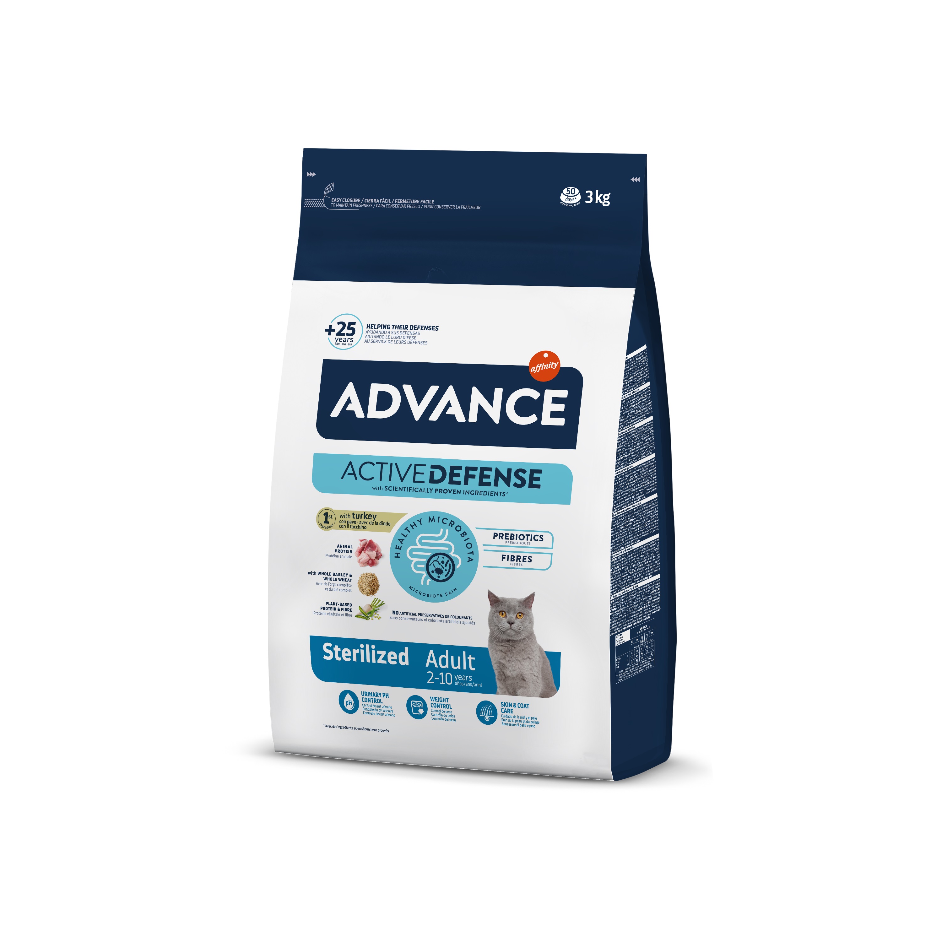 Advance Cat Sterilized Turkey 3 Kg