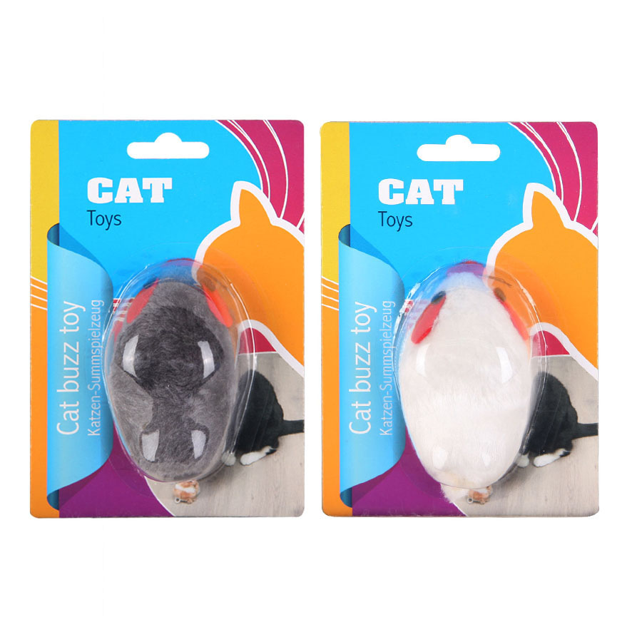 Eastland Titreyen Peluş Fare 8 Cm - Hareketli ve Eğlenceli Kedi Oyuncağı