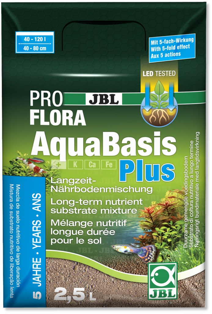 JBL AquaBasis Plus 2.5 Litre - Uzun Süreli Alt Kumu