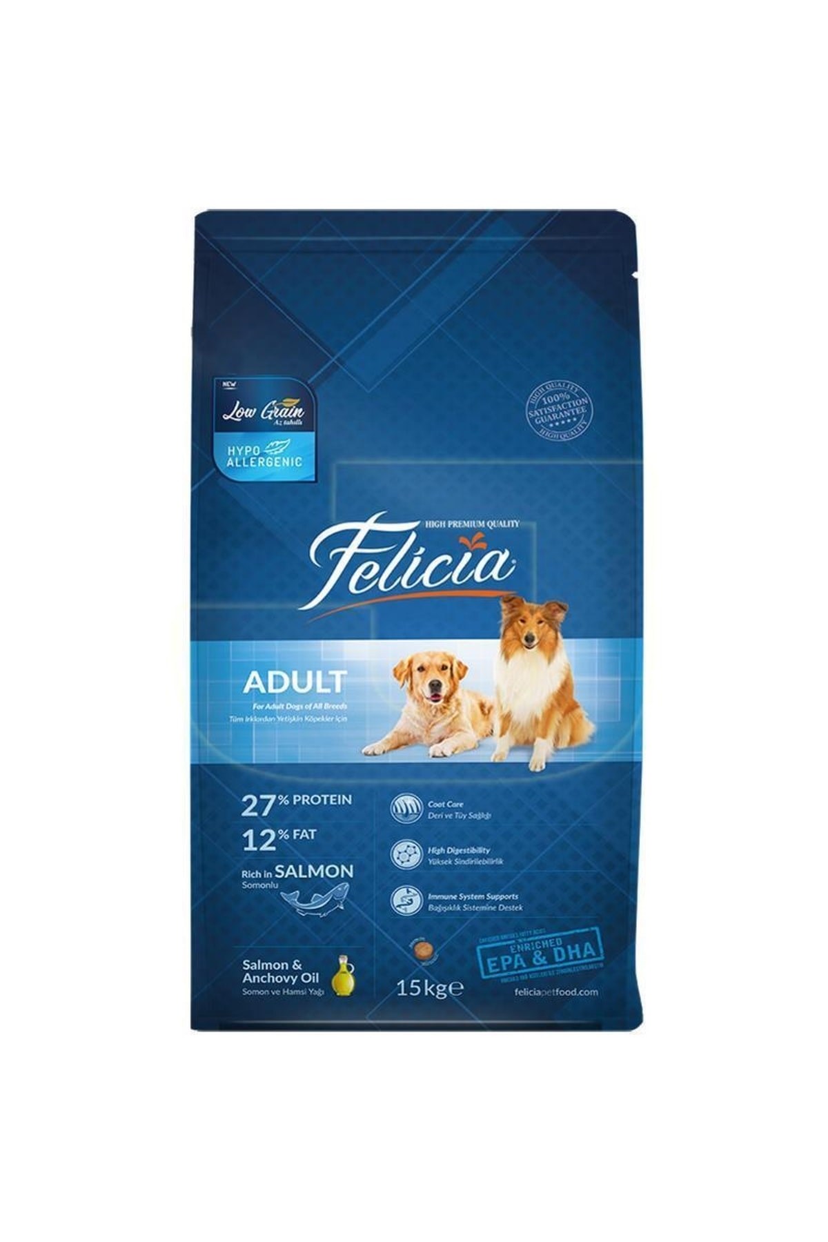 Yetişkin Somonlu Köpek Maması - 15 Kg