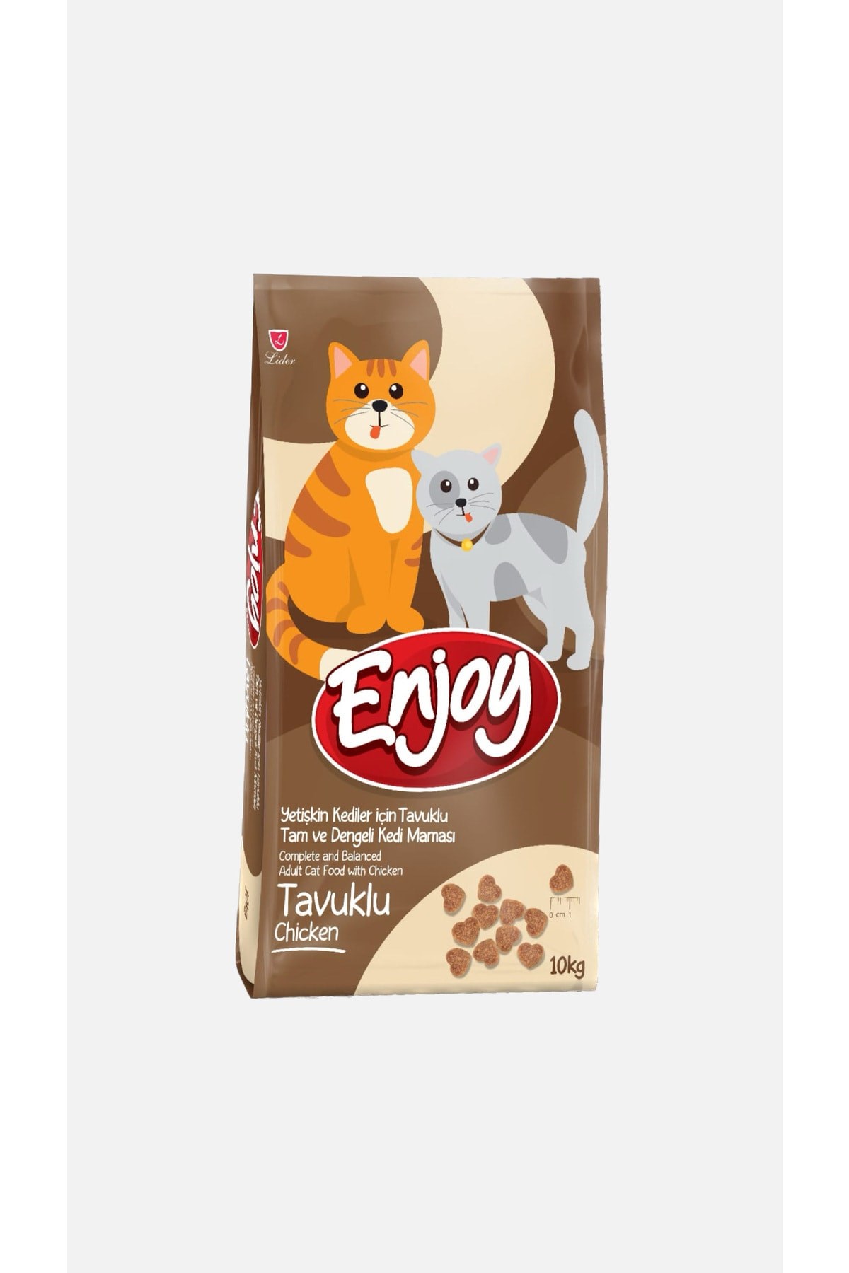 Enjoy Yetişkin Kediler İçin Tavuklu Tam ve Dengeli Kedi Maması 10 kg