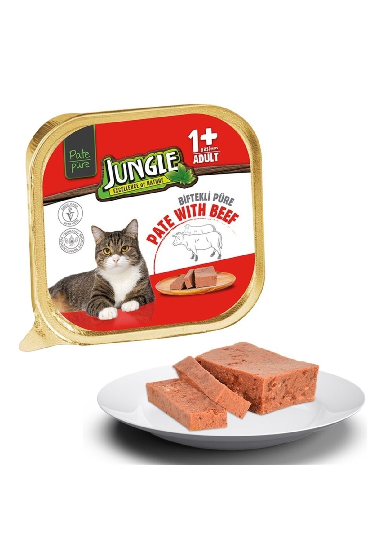 Jungle Dana Etli Pate Kedi Konservesi 100 gr