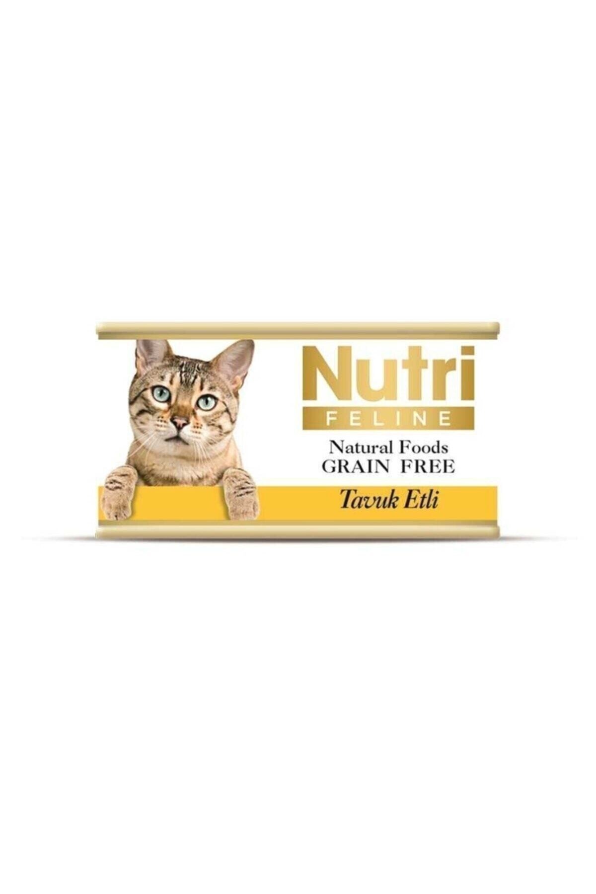 Nutri Feline Tahılsız Tavuk Etli Yetişkin Kedi Konservesi 85gr.