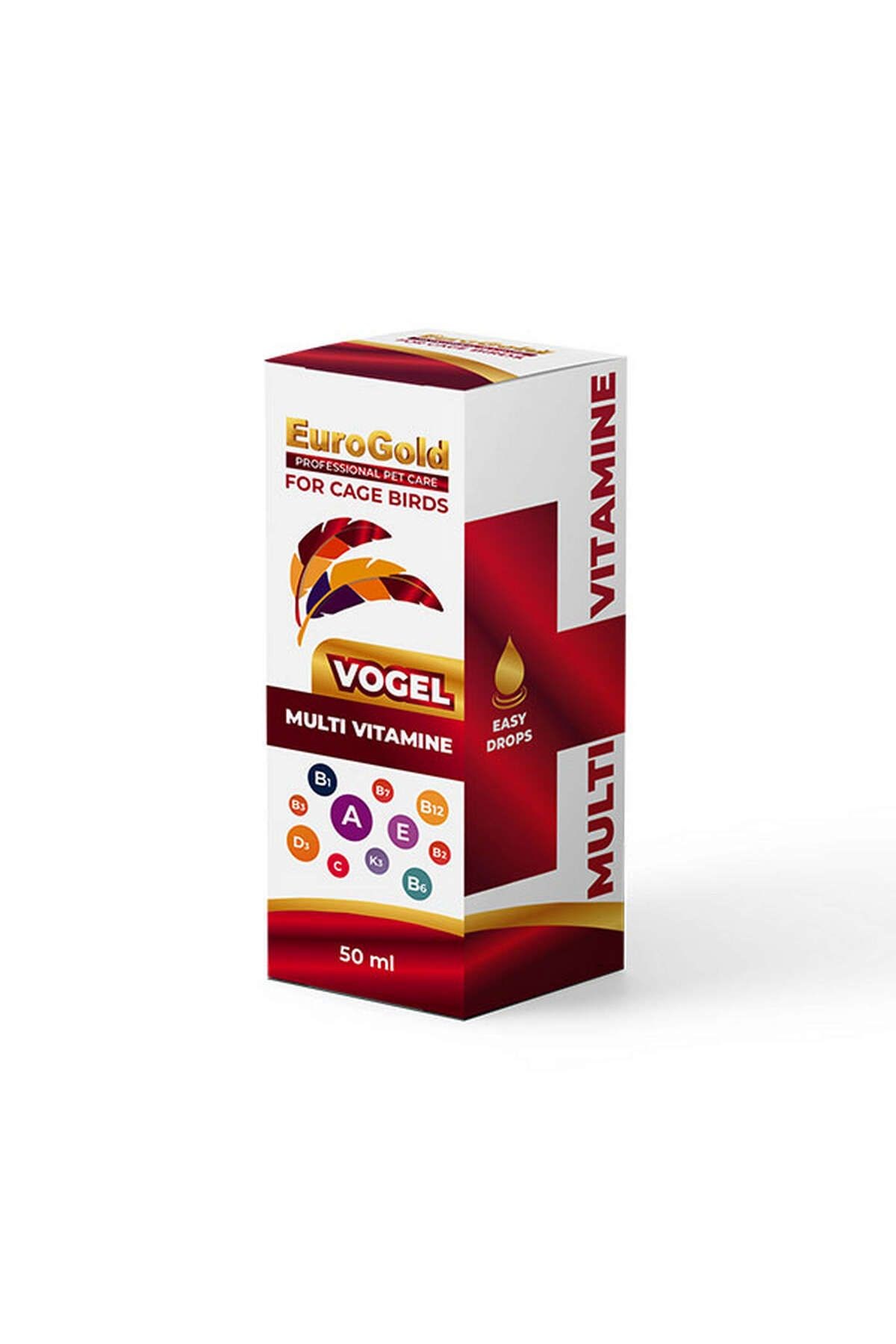 EuroGold Vogel Kuş Multi Vitamine Damla 50 ml 