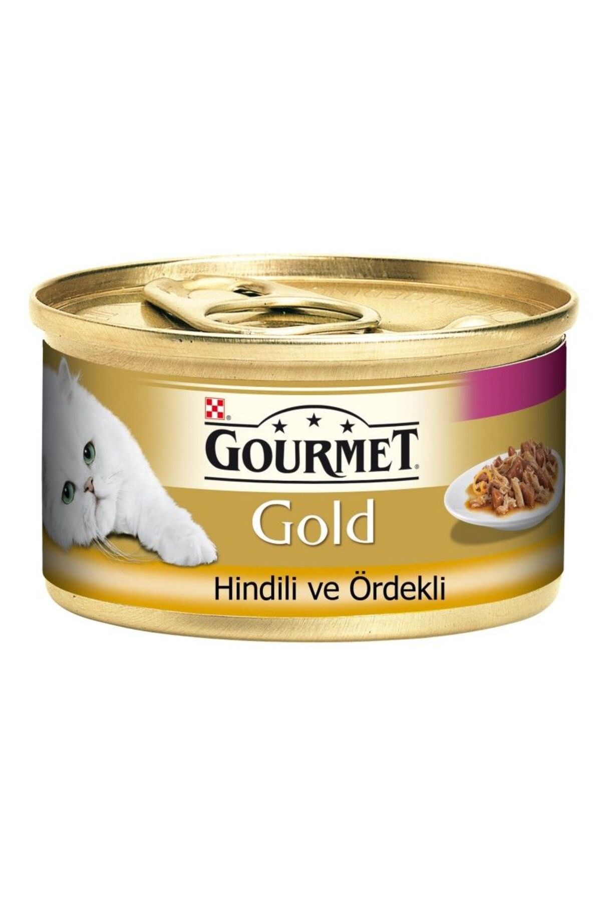 Gourmet Hindili Ördekli Kedi Konservesi 85 Gr