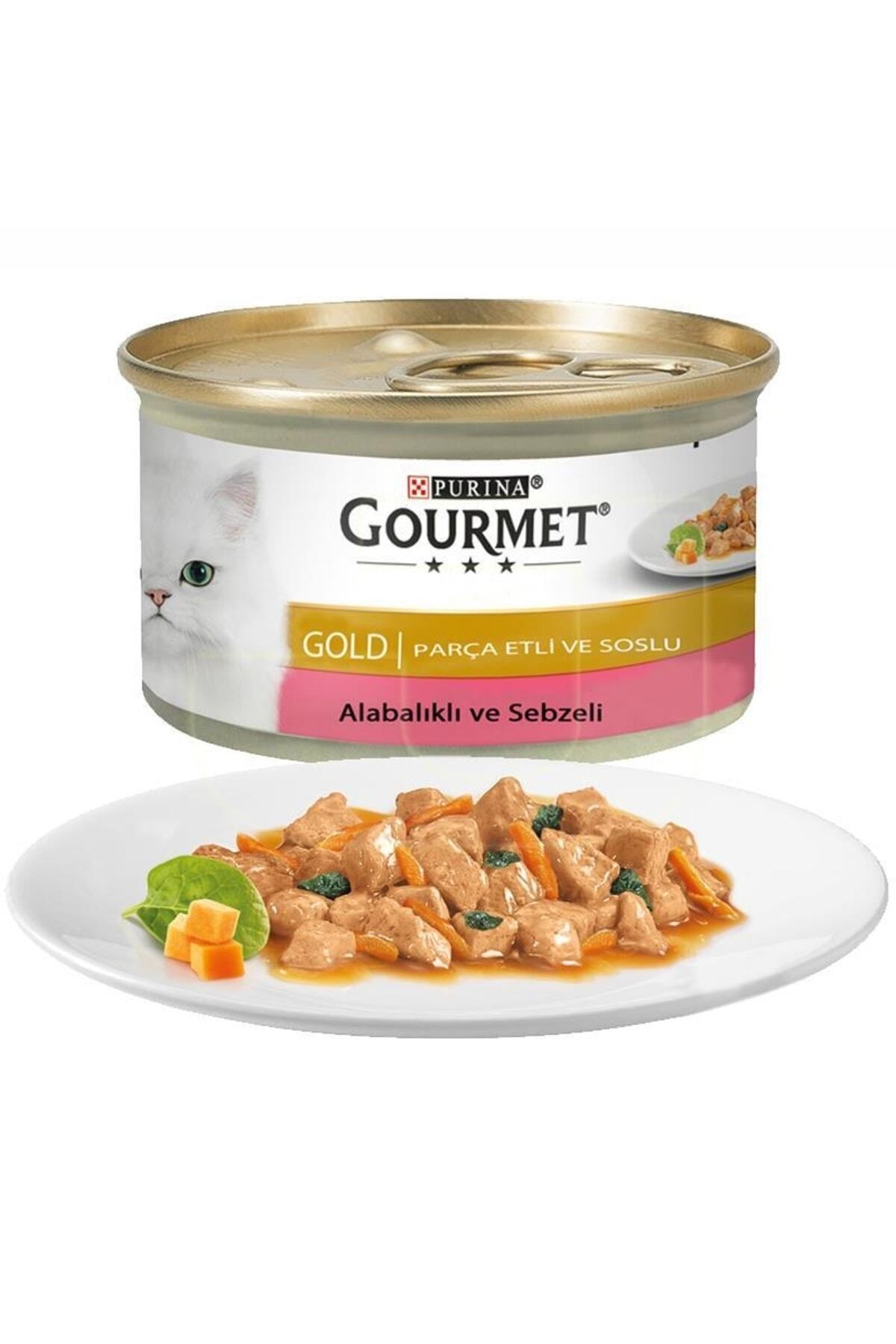 Purina Gourmet Parça Etli Soslu Alabalık Ve Sebzeli Kedi Konservesi 85 Gr