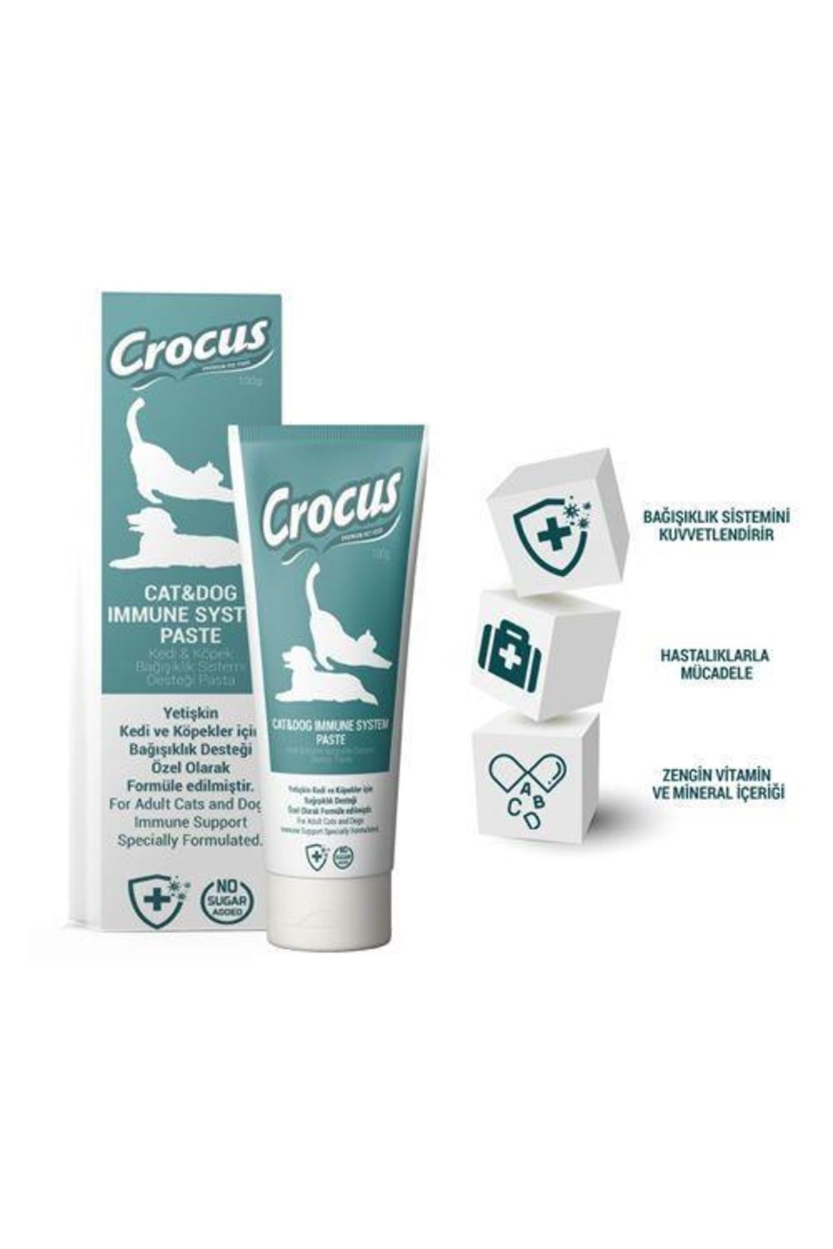 Crocus Kedi Köpek Immune System Macun 100 gr