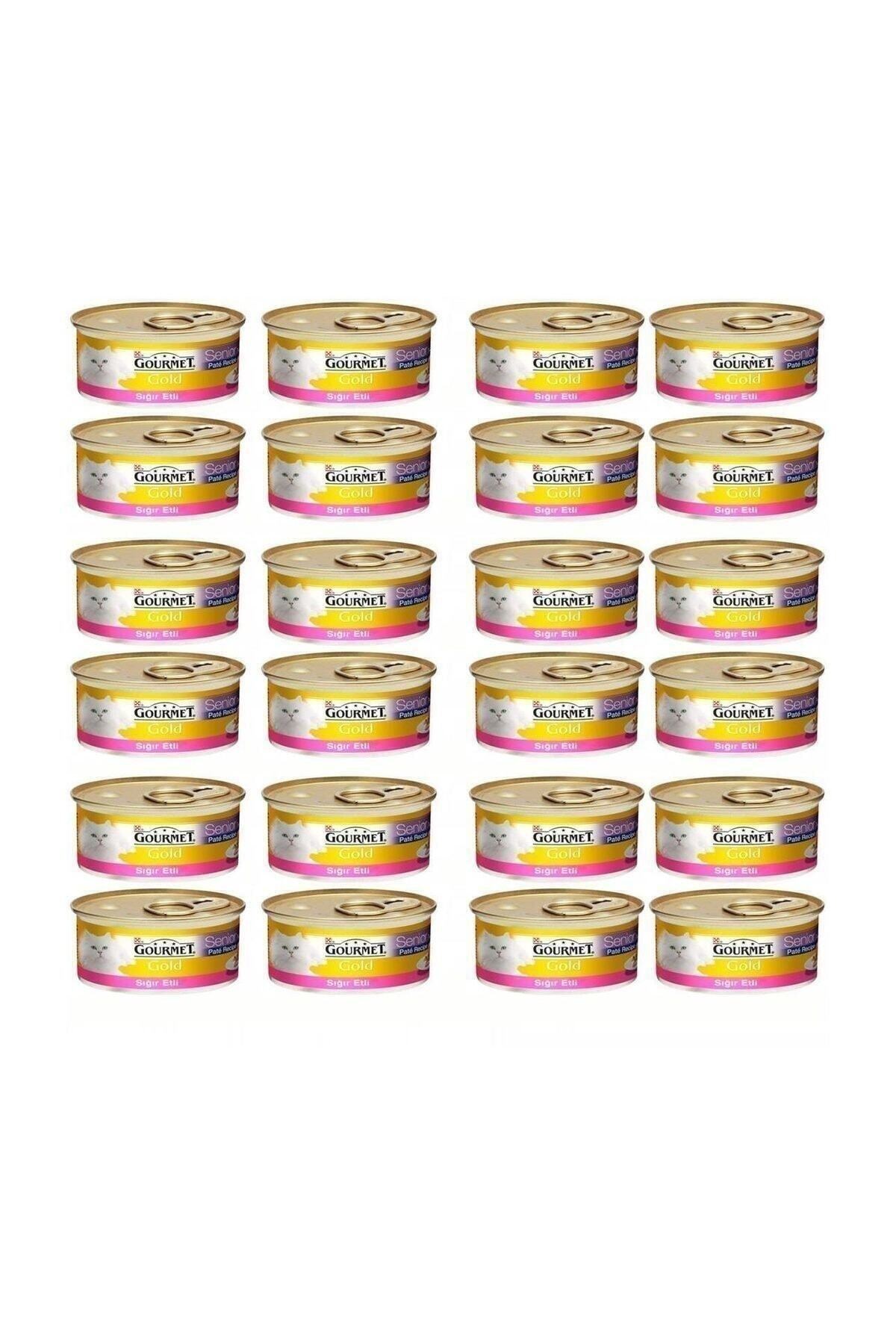 Gourmet Gold Kıyılmış Sığır Etli Kedi Konservesi 85 gr 24 Adet