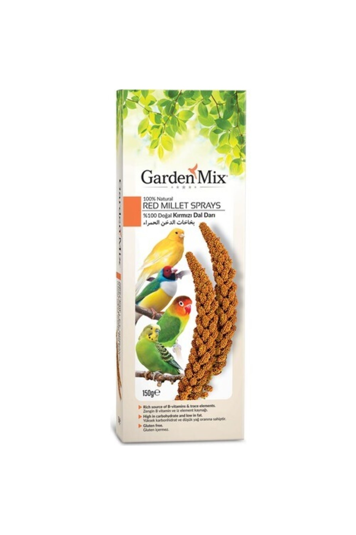 Gardenmix Kızıl Dal Darı  Yüksek Besin Değerli 150 Gr