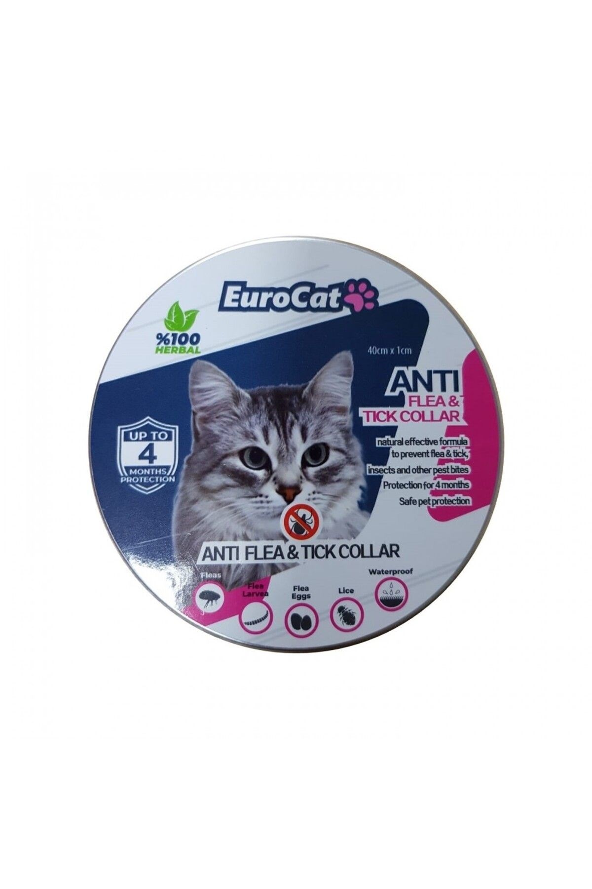 Eurocat Kedi Parazit Pire Tasmasi 40Cm