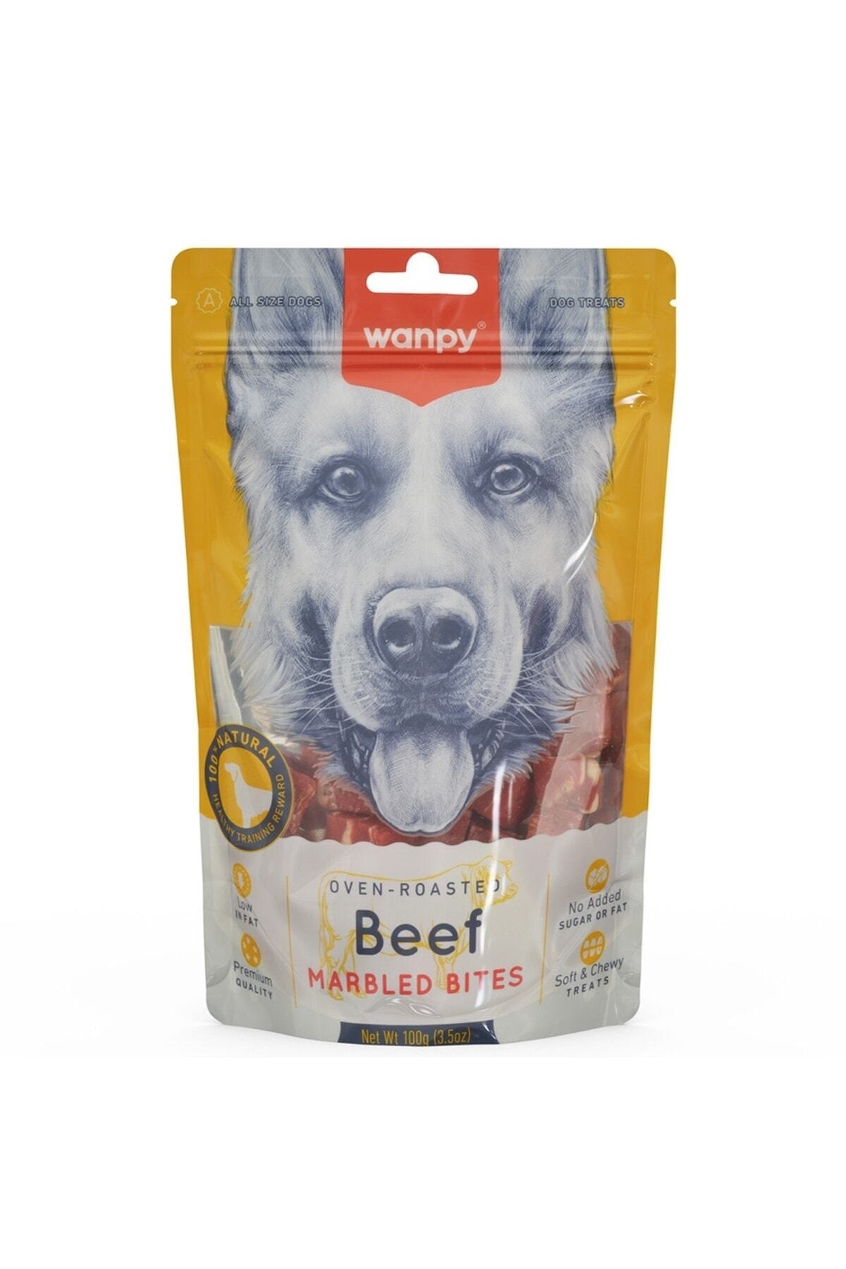 Wanpy Oven Roasted Gerçek Biftek Dilim Yumuşak Köpek Ödülü 100 Gr