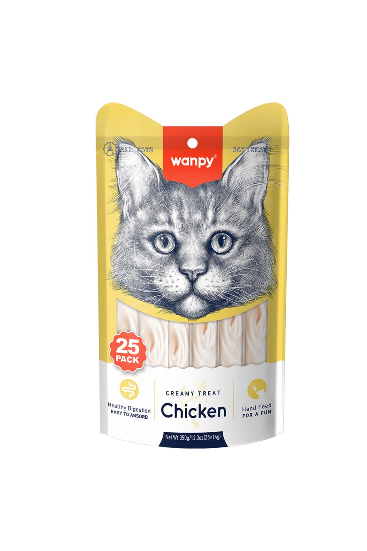  Wanpy Tavuklu Sıvı Kedi Ödülü 25x14 Gr