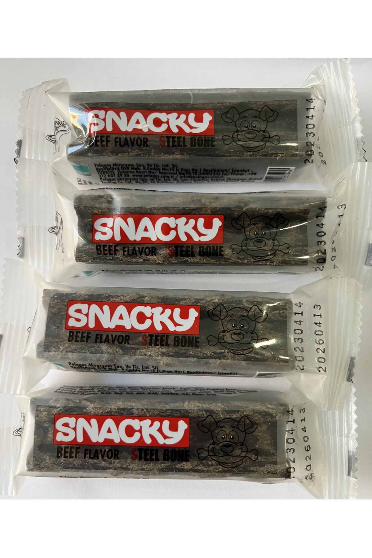 Snacky Small Biftekli Köpek Ödülü 46gr x 4 adet