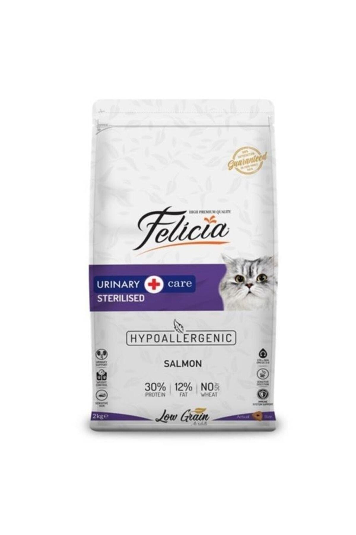 Felicia Somonlu Sterilised Kısırlaştırılmış Hypoallergenic Az Tahıllı Kedi Maması 2 Kg