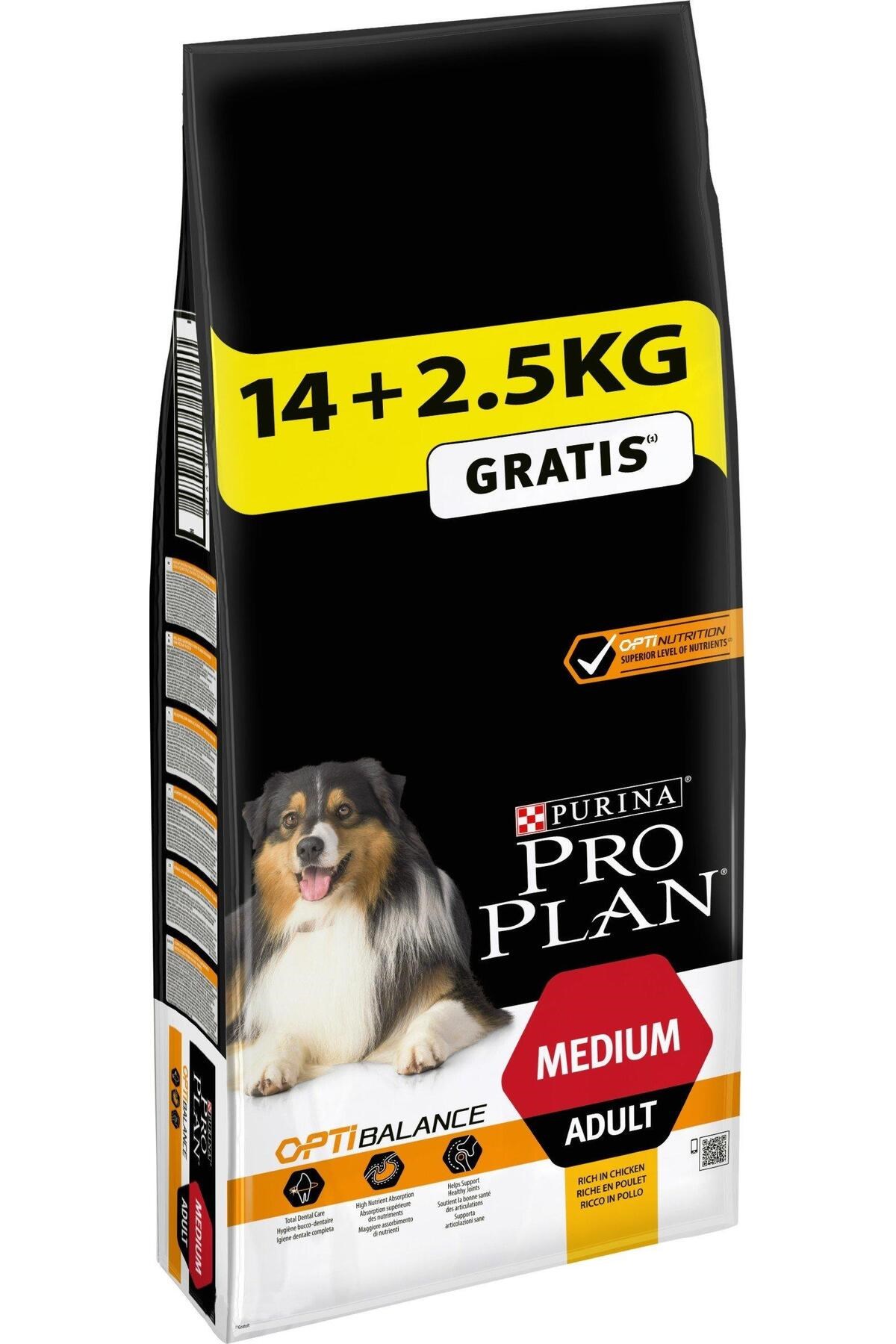 Purina Pro Plan Medium Adult Tavuklu Yetişkin Köpek Maması 16,5 kg