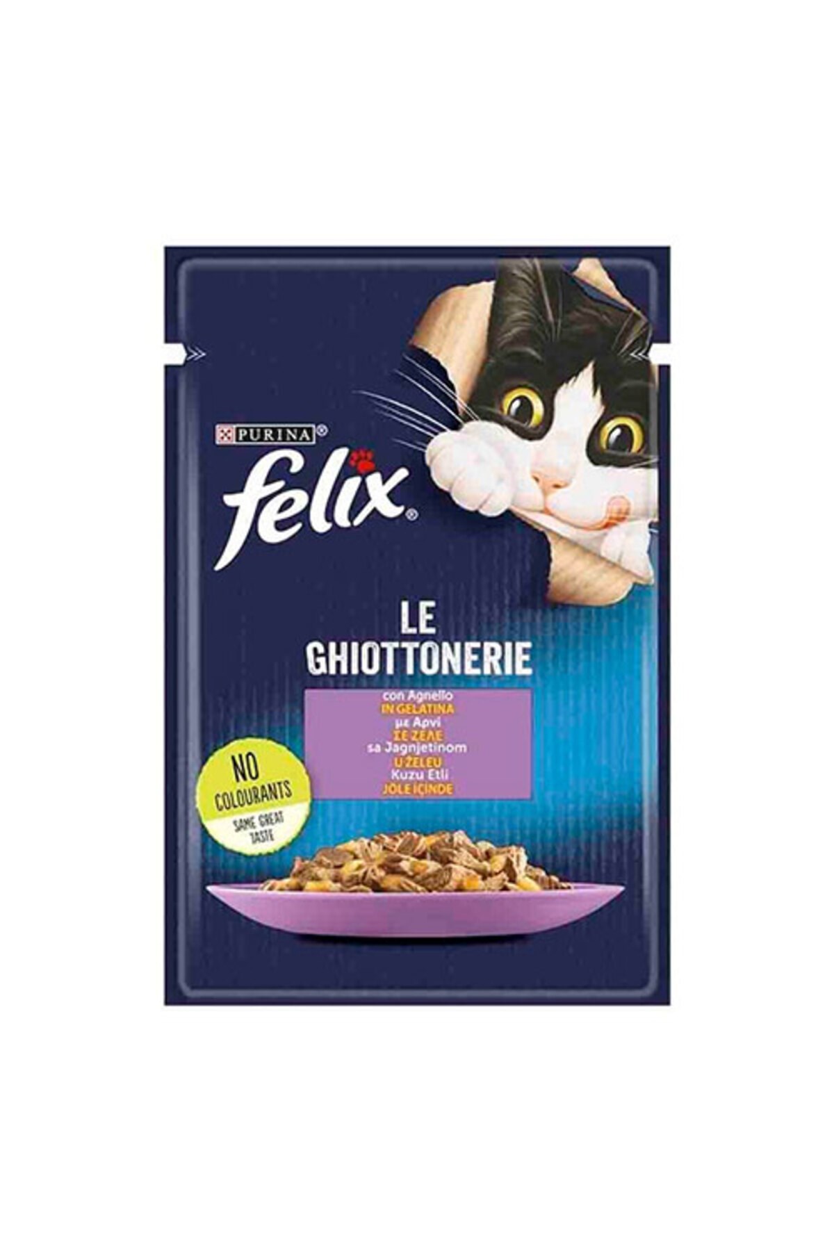 Felix Kuzu Etli Kedi Yaş Maması 85 Gr