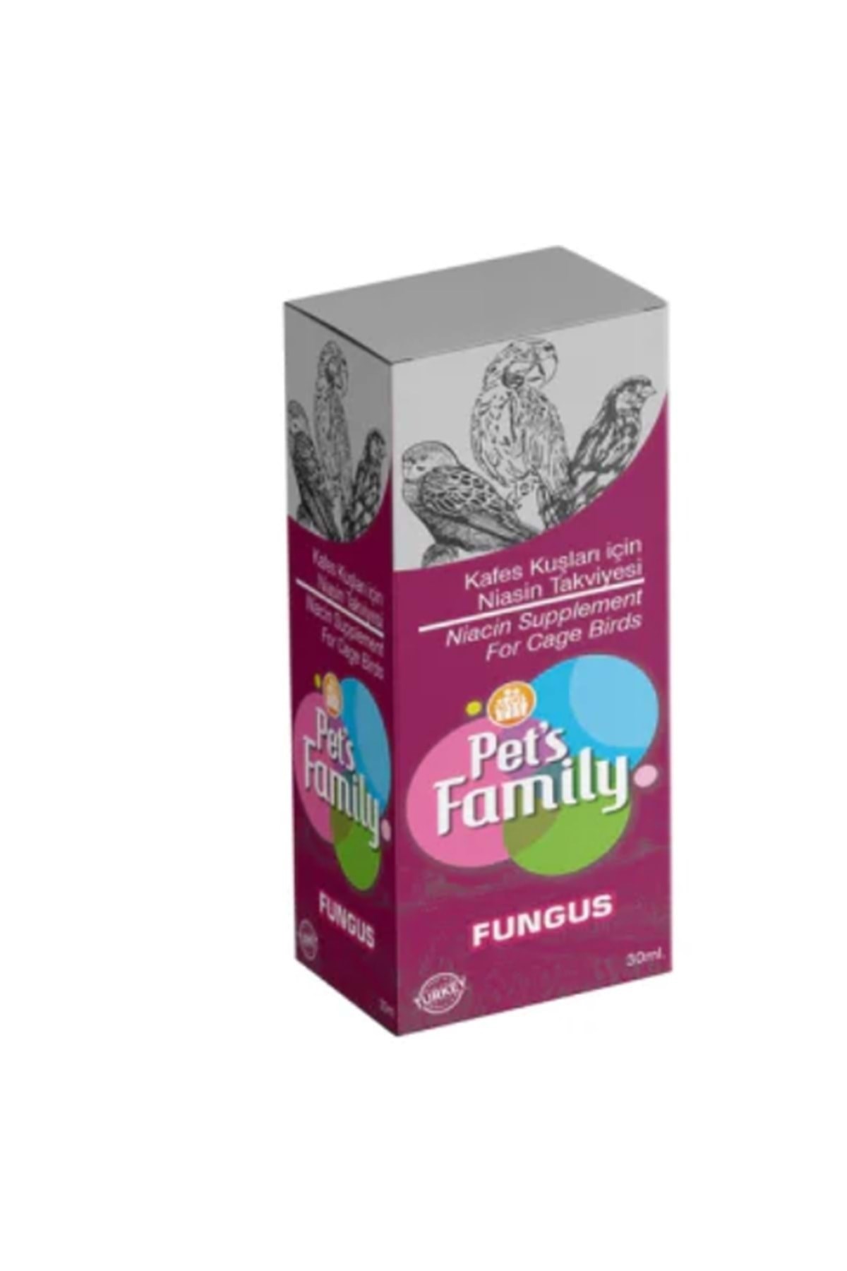 Pets Family Kuşlar Için Mantar Giderici 30ml