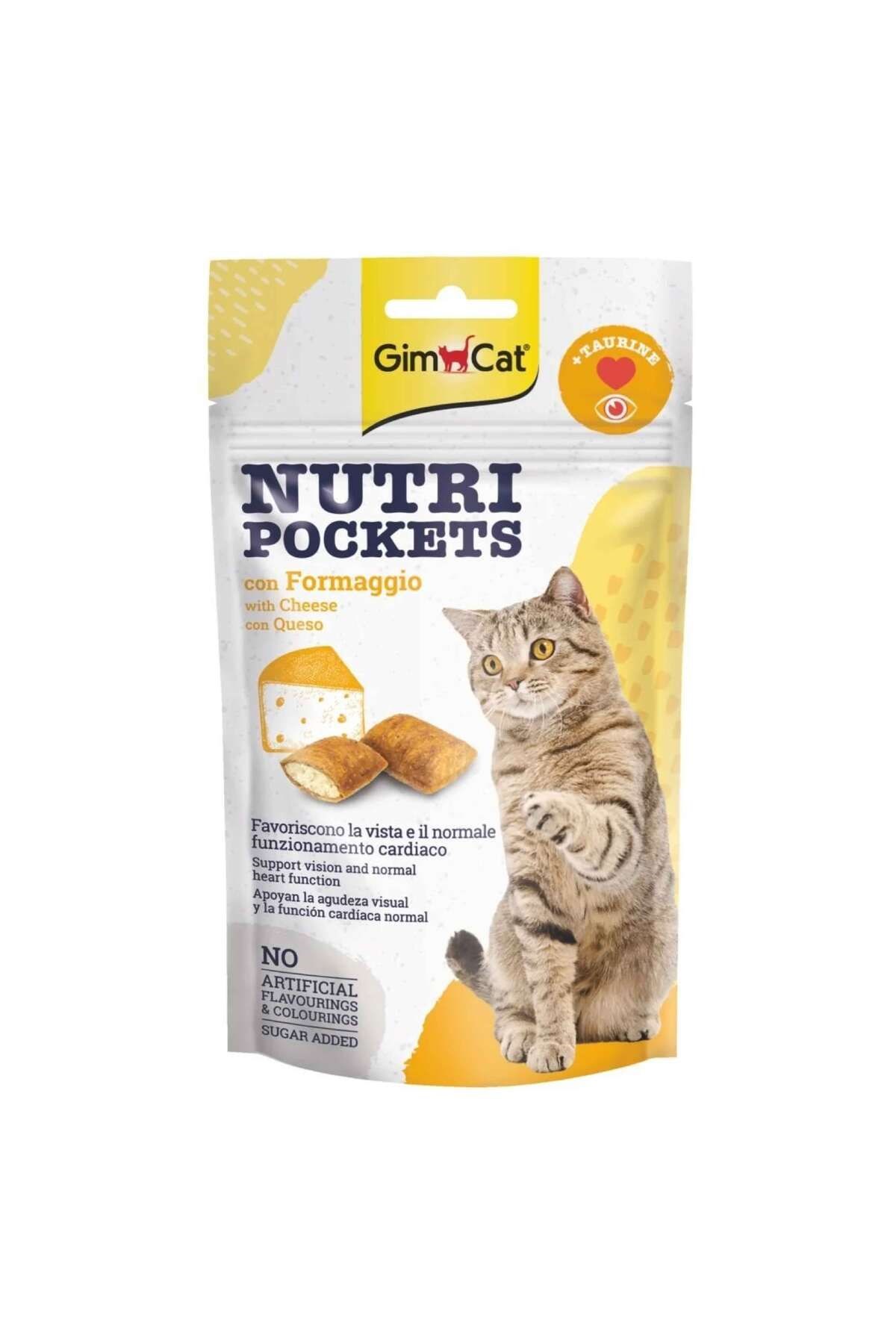 Gimcat Nutripockets Peynir Ve Taurinli Kedi Ödülü 60 gr