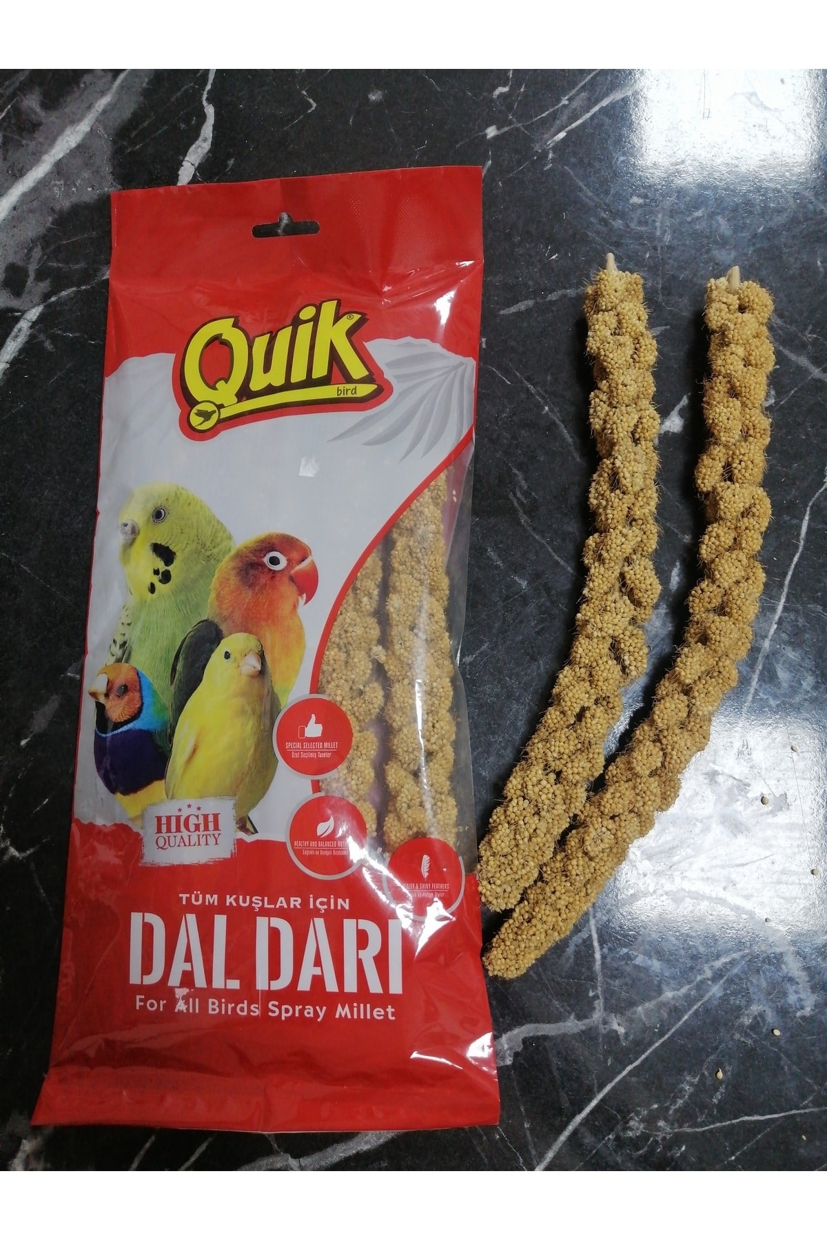 Quik Kuşlar Için Doğal Darı 120 Gr 