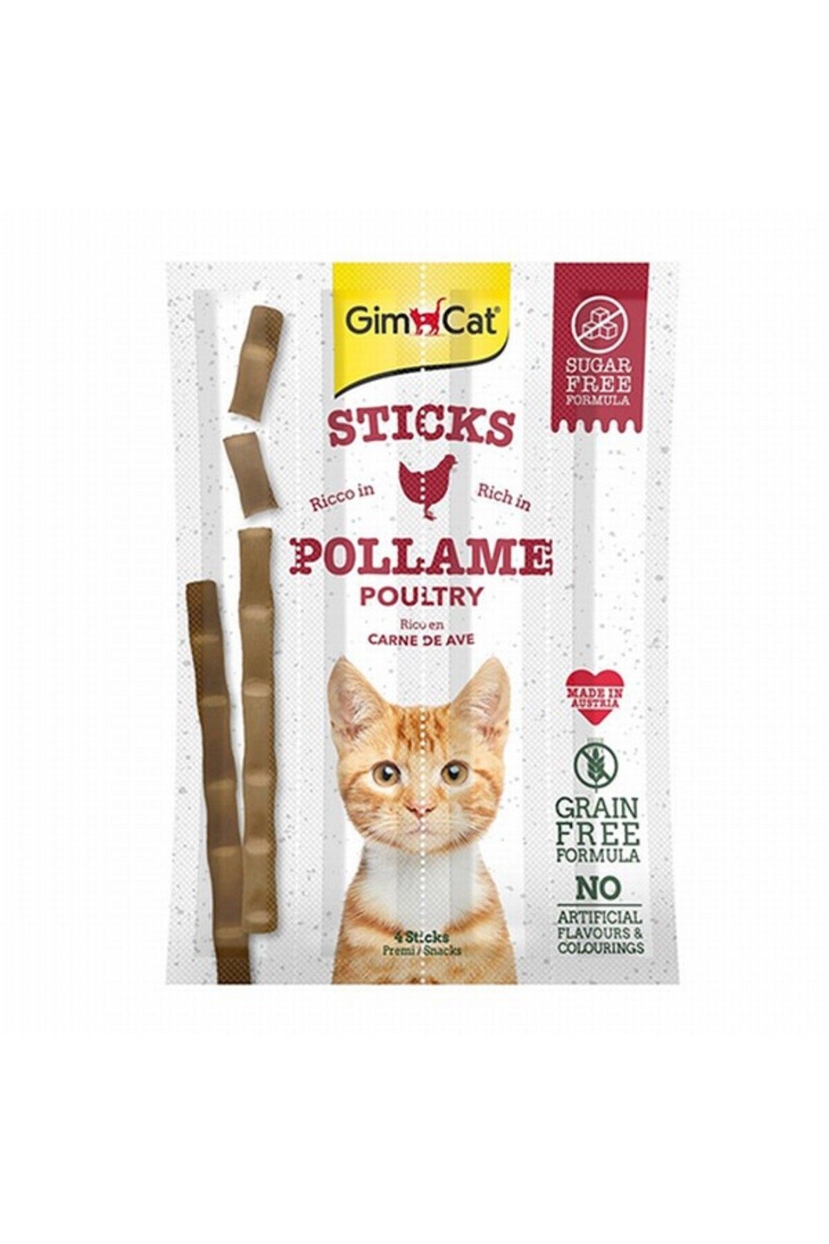 Gimcat Sticks Tavuklu Ve Çiğerli Kedi Ödül Çubukları 20 Gr